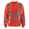 Blaklader BLAKLADER 33411974 Hi Vis Reflective Work Sweatshirt MEN - 100% Polyester - 334119745500