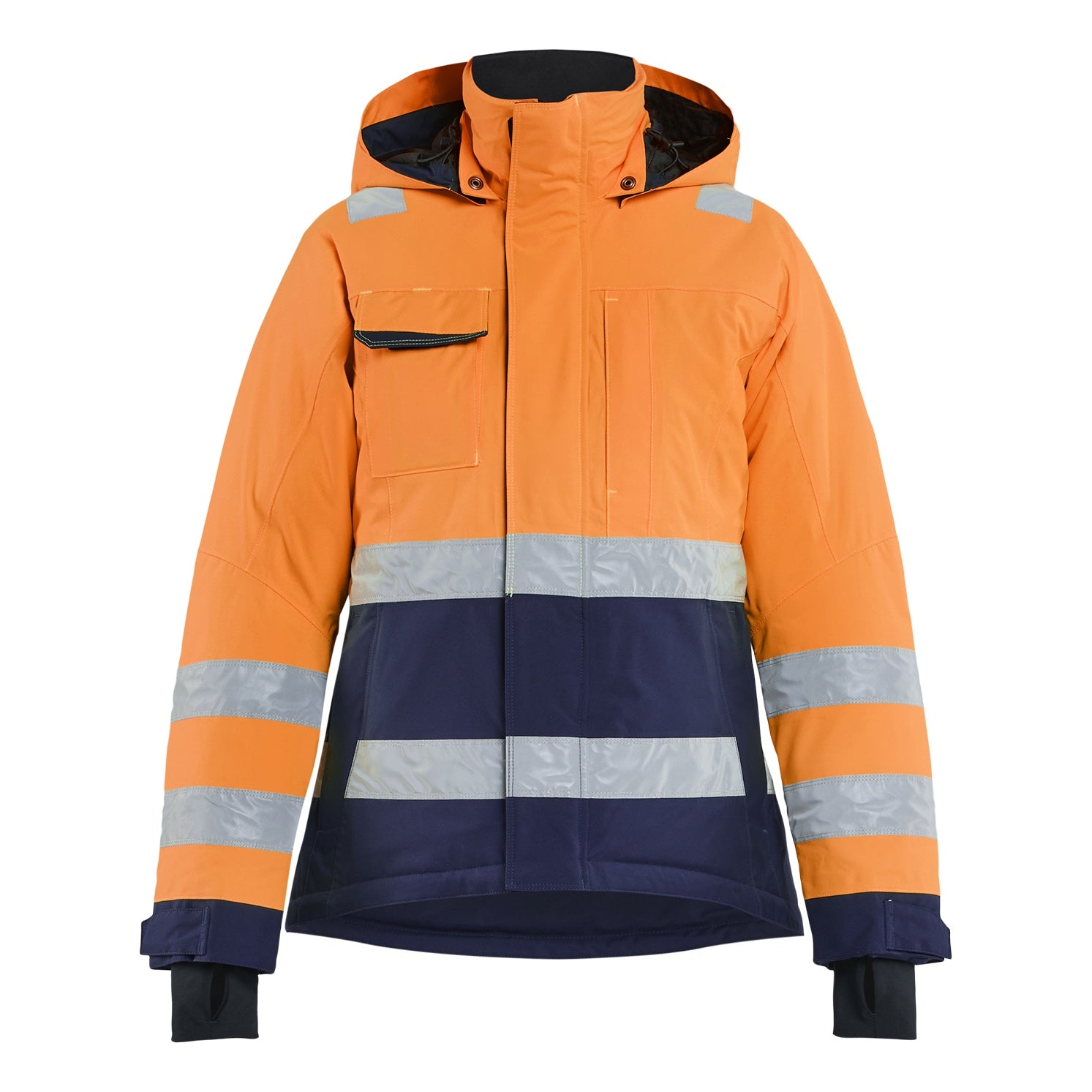 Blaklader BLAKLADER 48721987 Women's Hi Vis Winter Jacket Hi Vis Reflective Work Jacket WOMEN - Waterproof - 487219875389