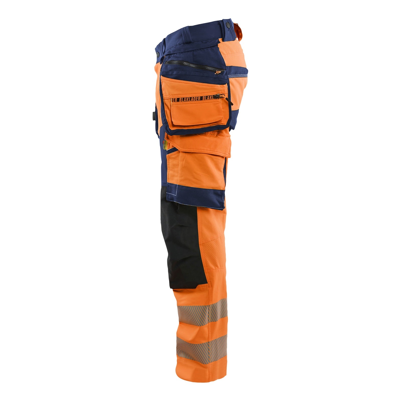 Blaklader BLAKLADER 11221648 Hi Vis trousers 4 way stretch Hi Vis Reflective Work Trousers Men - double weave - 112216485389_CL