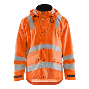Blaklader BLAKLADER 43272005 Rain jacket Hi Vis Level 3 Hi Vis Reflective Rain Jacket MEN - Waterproof - 432720055300