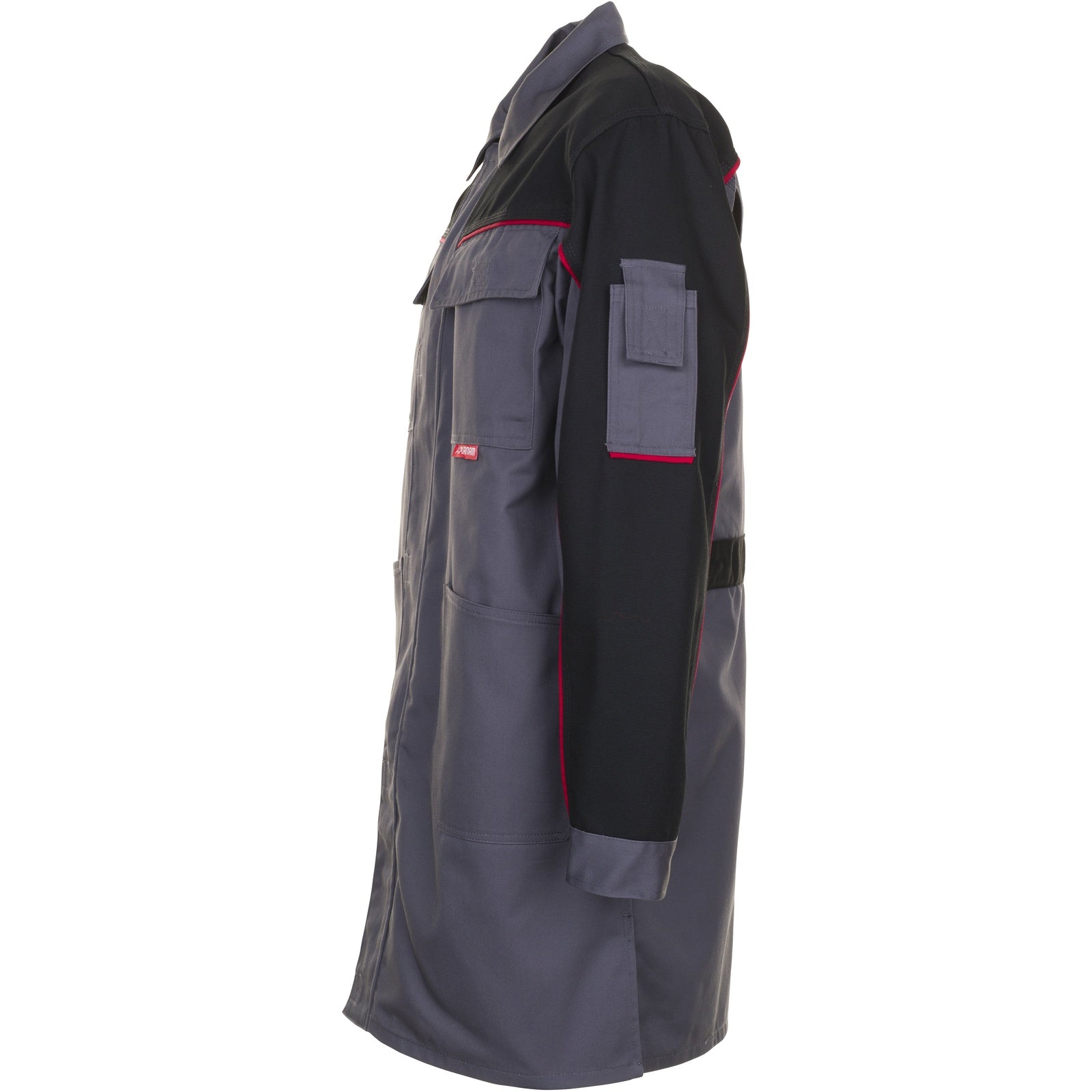 Planam Highline Men´s Coat slate/black/red - Model view 4