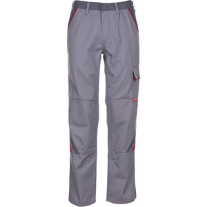 Planam Highline Trousers zinc/slate/red - Model view 1
