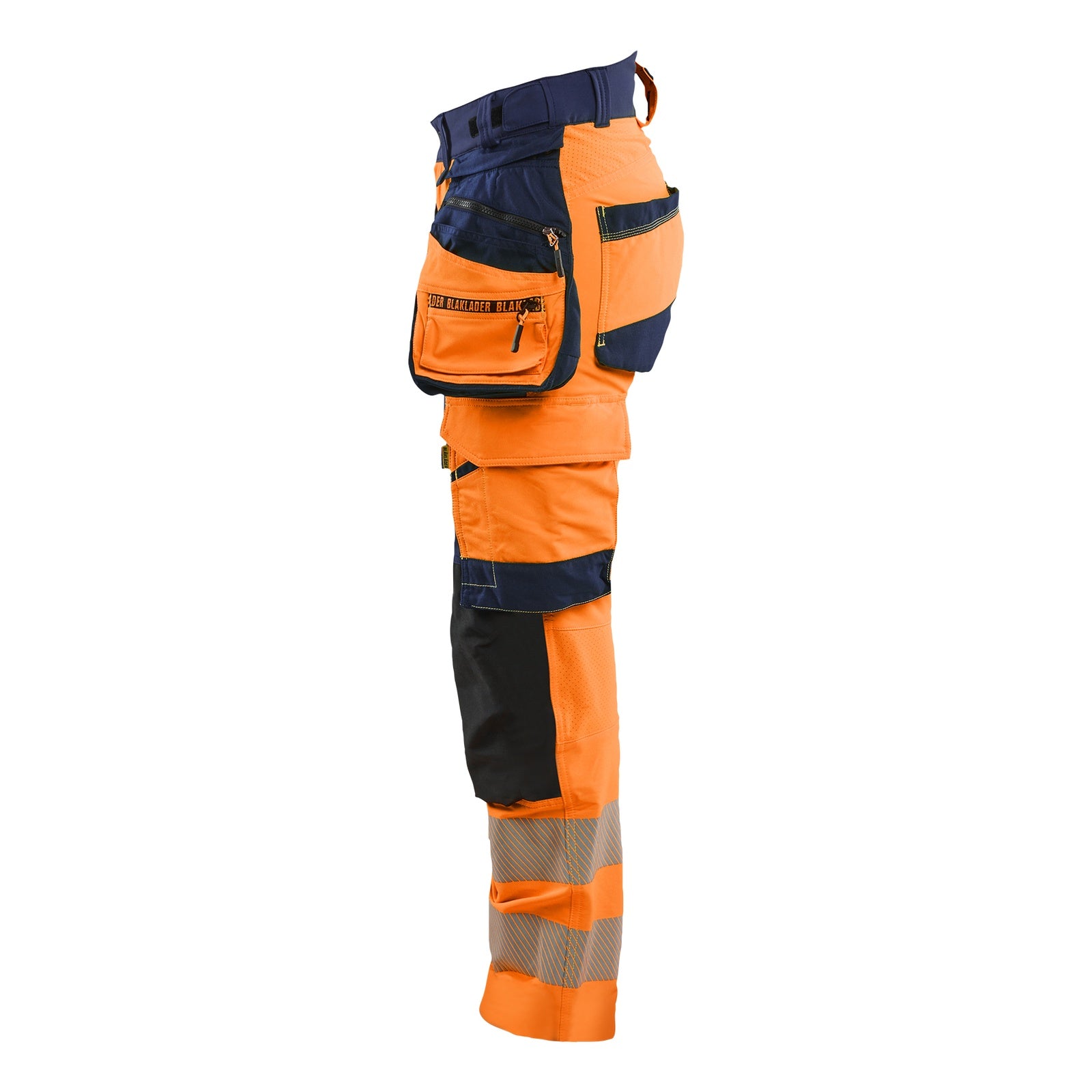 Blaklader BLAKLADER 70221648 Women's Hi Vis trousers 4 way stretch Hi Vis Reflective Work Trousers Women - double weave - 702216485389_CL
