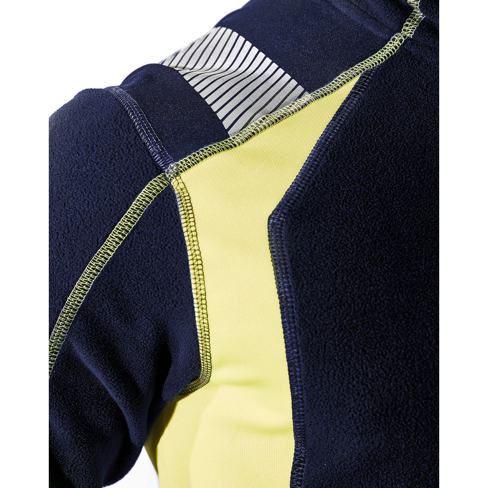 Blaklader BLAKLADER 49931010 Microfleece Jacket Hi Vis Reflective Work Jacket MEN - Antipilling - 499310109933_FUNC1