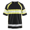 Blaklader BLAKLADER 33371051 HI VIS T SHIRT Hi Vis Reflective Short Sleeve Work T-Shirt MEN - 100% Polyester - 333710519933