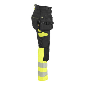 Blaklader BLAKLADER 70251648 Women's Hi Vis trousers 4 way stretch Hi Vis Reflective Work Trousers Women - double weave - 702516489933_CR