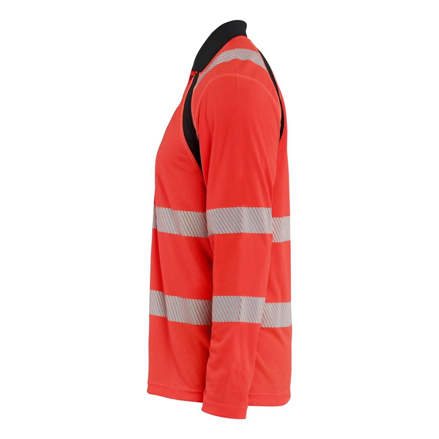 Blaklader BLAKLADER 35981013 UV Protected Long Sleeved Polo Shirt Hi Vis Hi Vis Reflective Long Sleeve Work Polo MEN - 100% Polyester - 359810135599_CL