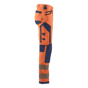 Blaklader BLAKLADER 11971642 | Hi Vis Trousers 4 way stretch Hi Vis Reflective Work Trousers Men - Water Repellent - 119716425389_CR