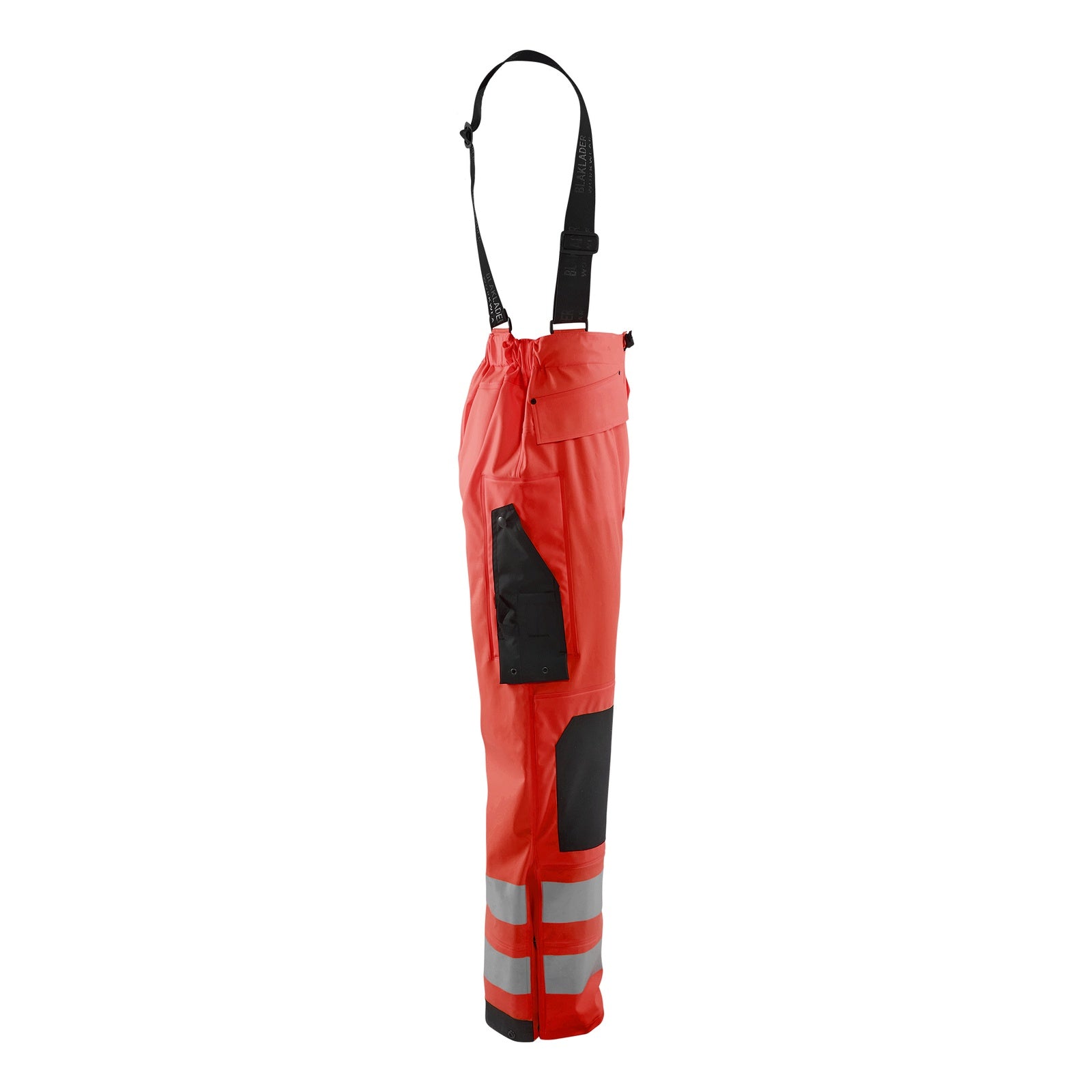 Blaklader BLAKLADER 13022003 Rain Trousers Hi Vis LEVEL 2 Hi Vis Reflective Work Trousers Men - Waterproof - 130220035500_CR
