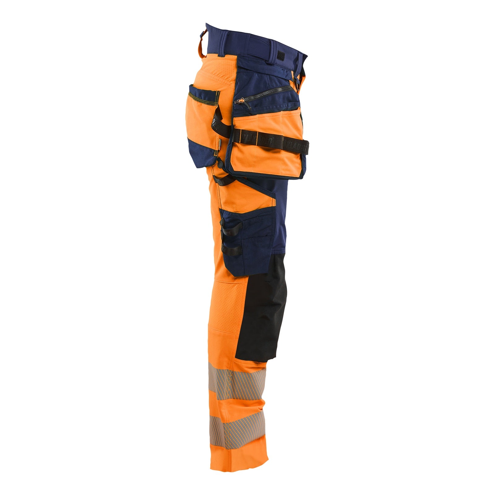 Blaklader BLAKLADER 70221648 Women's Hi Vis trousers 4 way stretch Hi Vis Reflective Work Trousers Women - double weave - 702216485389_CR