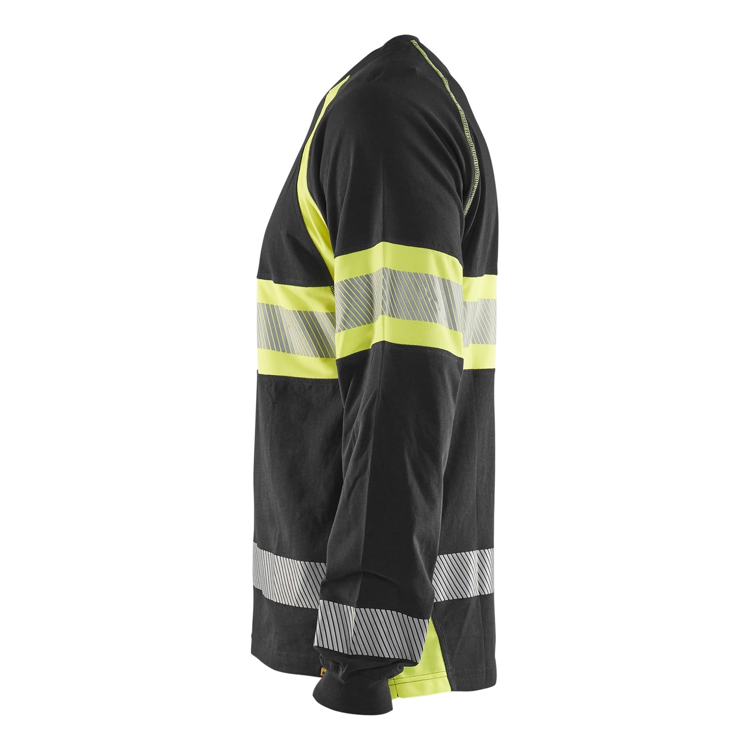 Blaklader BLAKLADER 35101030 Hi Vis Long Sleeved T Shirt Hi Vis Reflective Long Sleeve Work T-Shirt MEN - 100% Cotton - 351010309933_CR