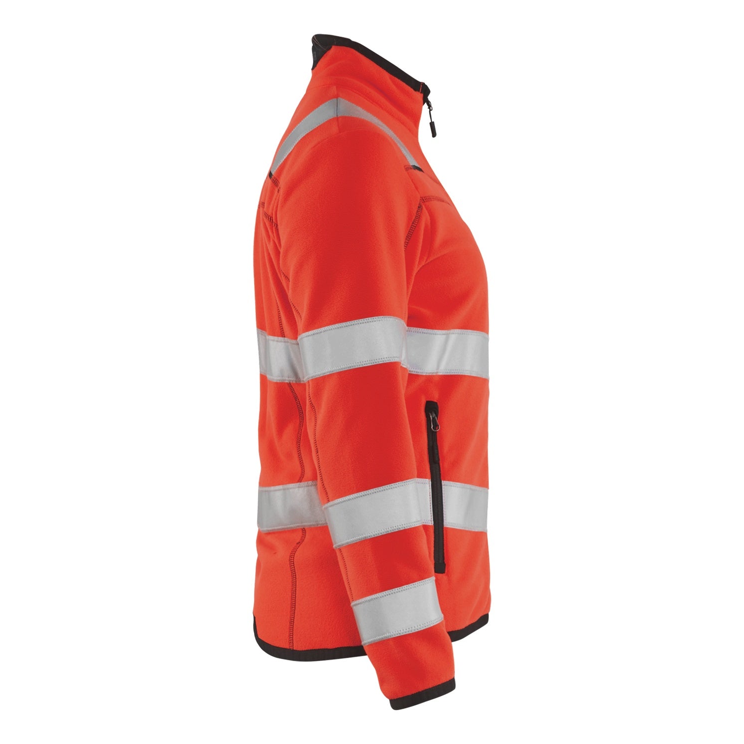 Blaklader BLAKLADER 49661010 Women's Hi Vis microfleece jacket Hi Vis Reflective Work Jacket WOMEN - Antipilling Fleece - 496610105500_CR