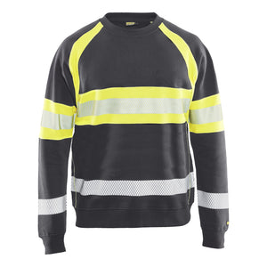 Blaklader BLAKLADER 33591158 Hi Vis Sweater Hi Vis Reflective Work Sweatshirt MEN - 100% Cotton - 335911589633
