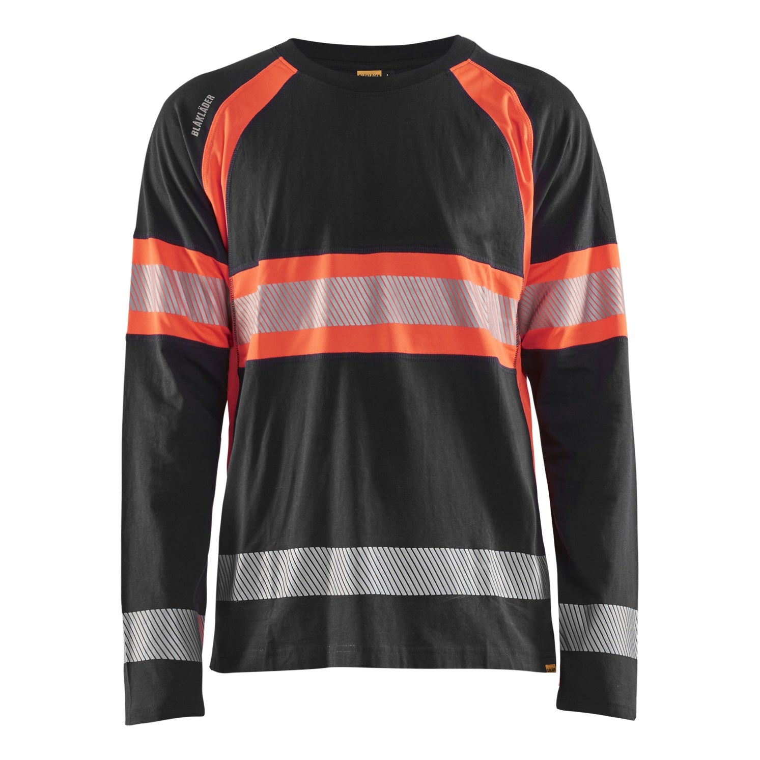Blaklader BLAKLADER 35101030 Hi Vis Long Sleeved T Shirt Hi Vis Reflective Long Sleeve Work T-Shirt MEN - 100% Cotton - 351010309955