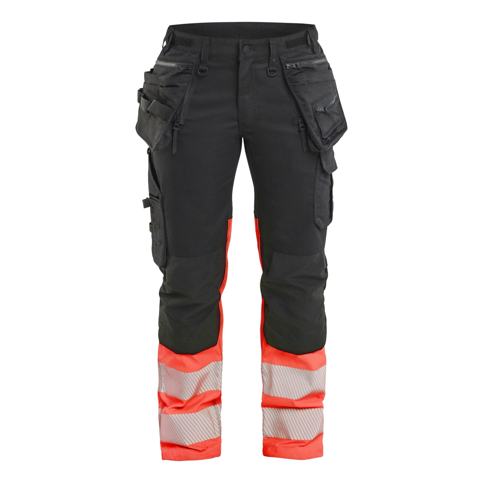 Blaklader BLAKLADER 70301149 | Women's Hi vis Trousers Stretch Hi Vis Reflective Work Trousers Women - Cordura Denim - 703011499955