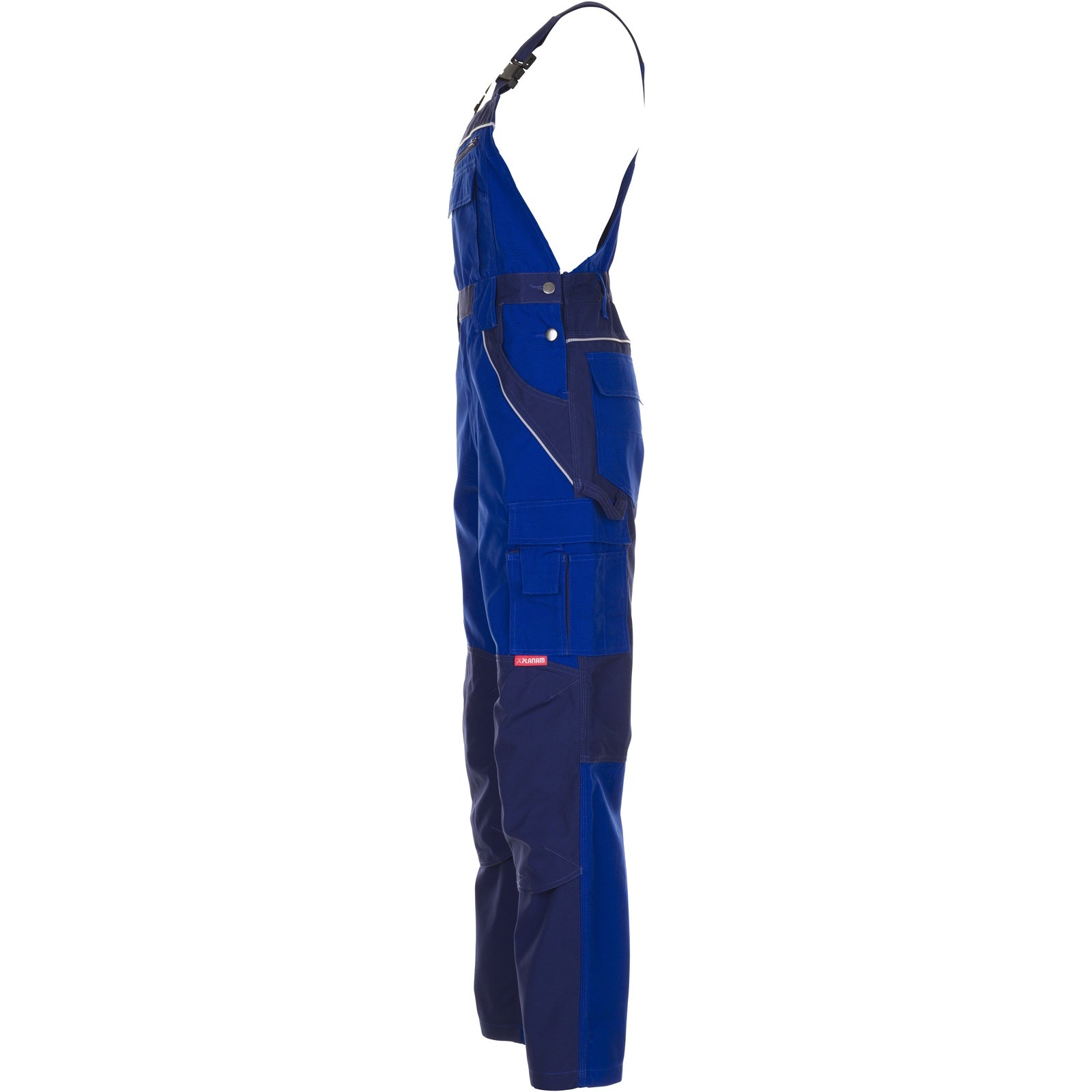 Planam Plaline Dungarees royal blue/navy - Model view 4