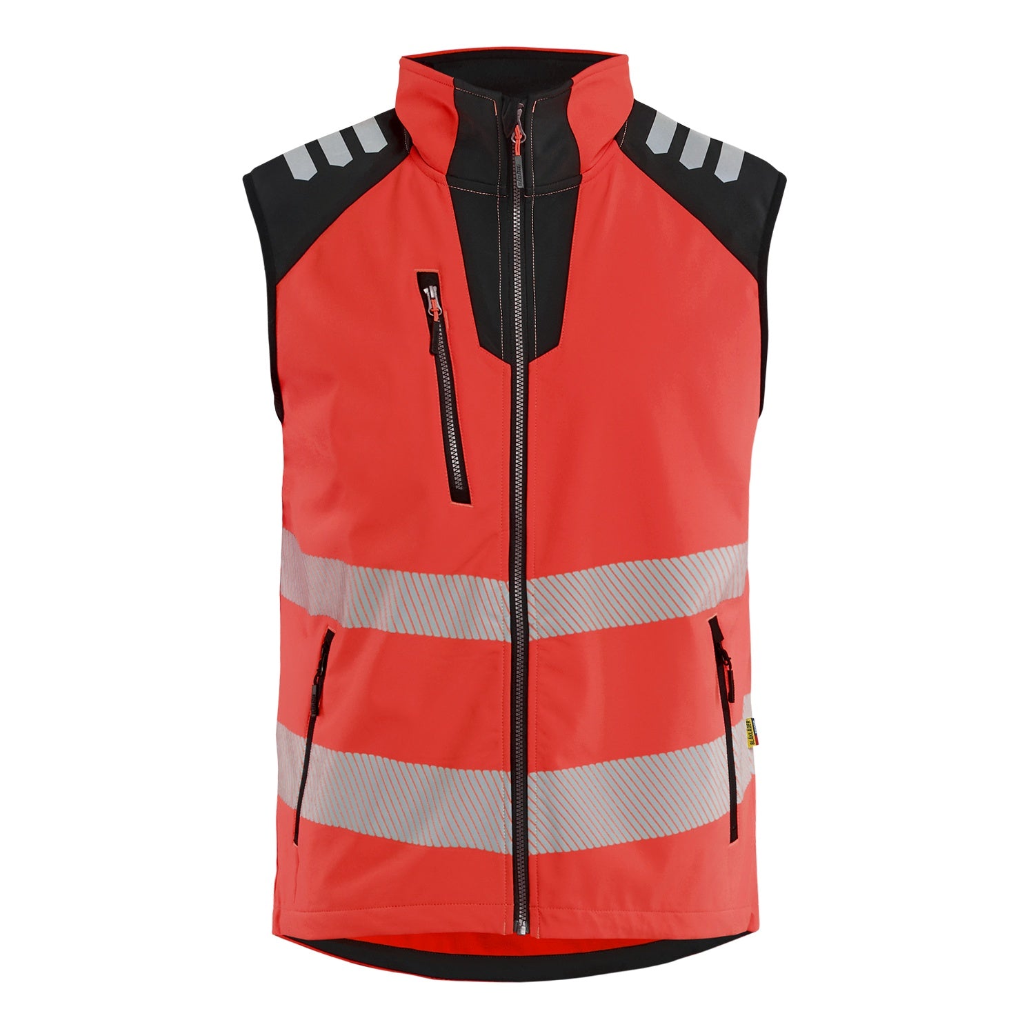 Blaklader BLAKLADER 30912513 SOFTSHELL VEST HI VIS Hi Vis Reflective Work Softshell Vest MEN - Waterproof - 309125135599