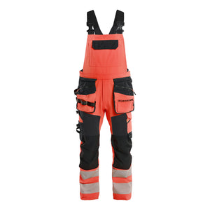 Blaklader BLAKLADER 26261648 Hi Vis bib overalls 4 way stretch Hi Vis Reflective Work Bib Trousers Men - double weave - 262616485599