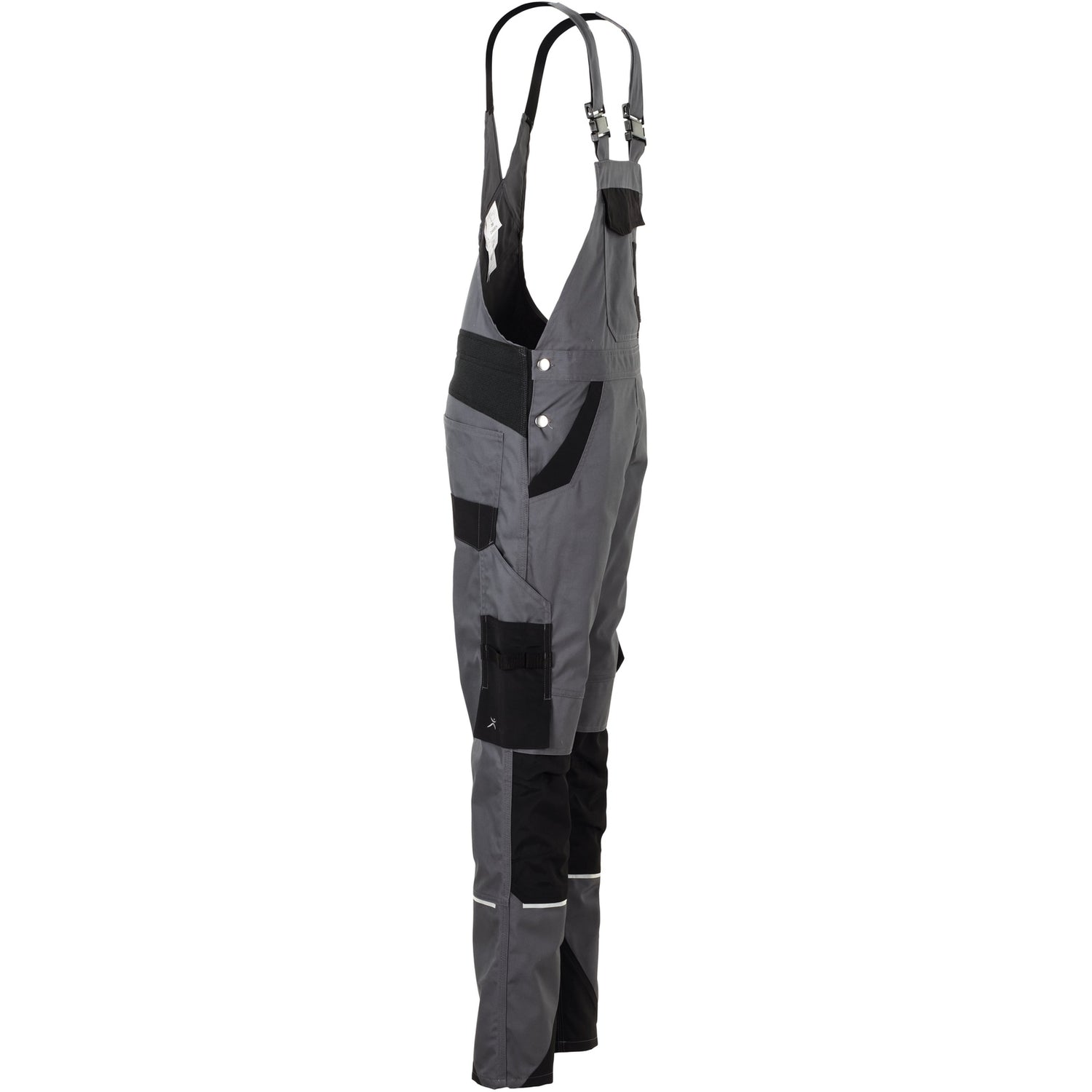 Planam Norit Women's dungarees slate/black - Model view 3