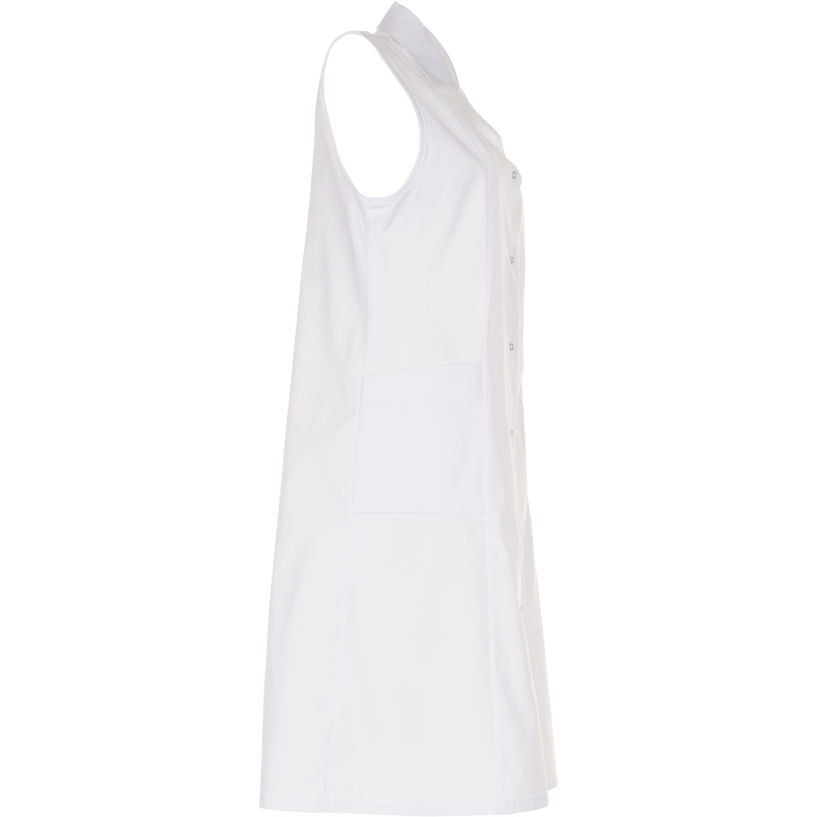 Planam Ladies Coat sleeveless pure white - Model view 3