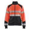 Blaklader BLAKLADER 35082528 Hi Vis Reflective Half-zip Work Sweatshirt WOMEN - Brushed Inside - 350825285599