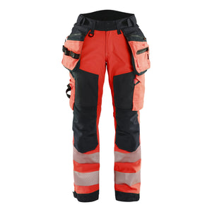 Blaklader BLAKLADER 71182513 | Women's Hi Vis softshell trousers Hi Vis Reflective Work Trousers Women - Waterproof - 711825135599