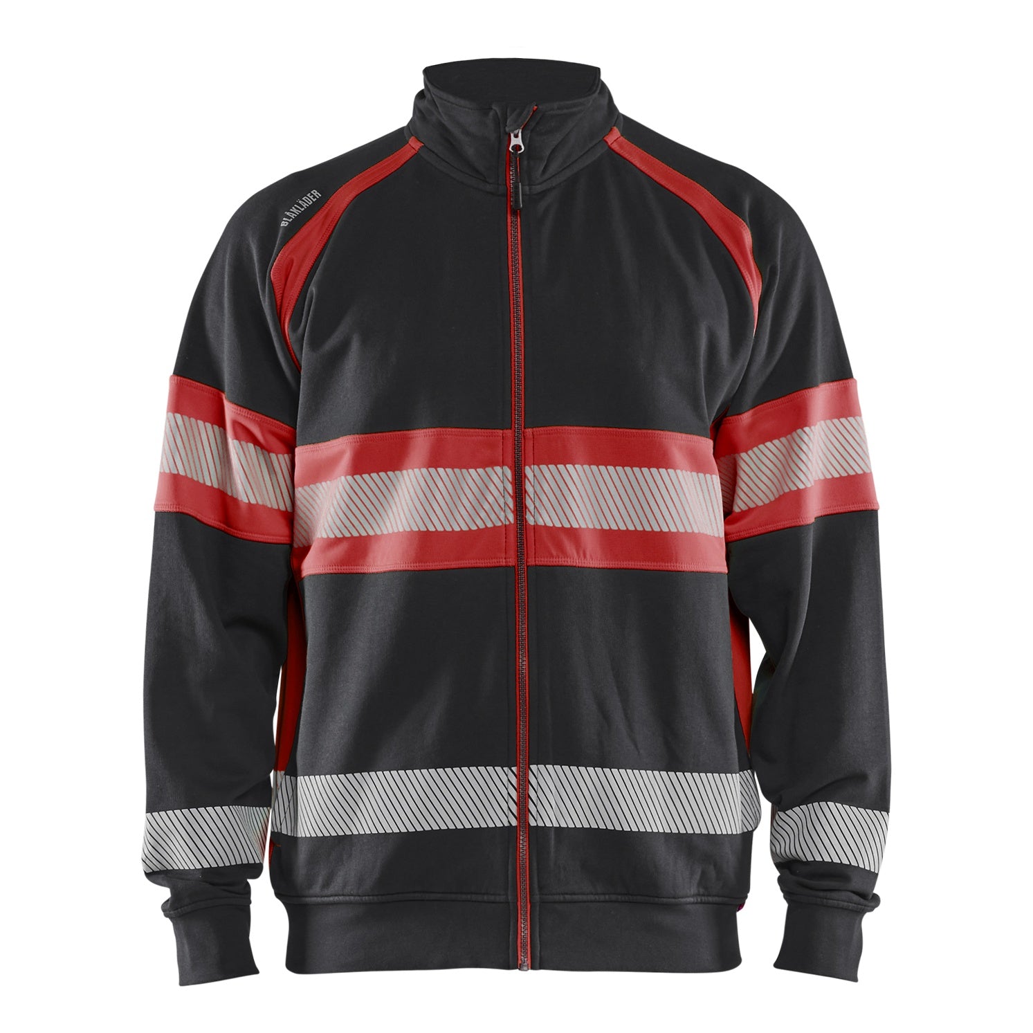 Blaklader BLAKLADER 35511158 Hi Vis Sweater Hi Vis Reflective Full-zip Work Sweatshirt MEN - 100% Cotton - 355111589955