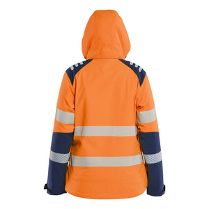 Blaklader BLAKLADER 44012513 Women's Hi vis Lightweight lined Winter Softshell Jacket Hi Vis Reflective Softshell Work Jacket WOMEN - Waterproof - 440125135389_3