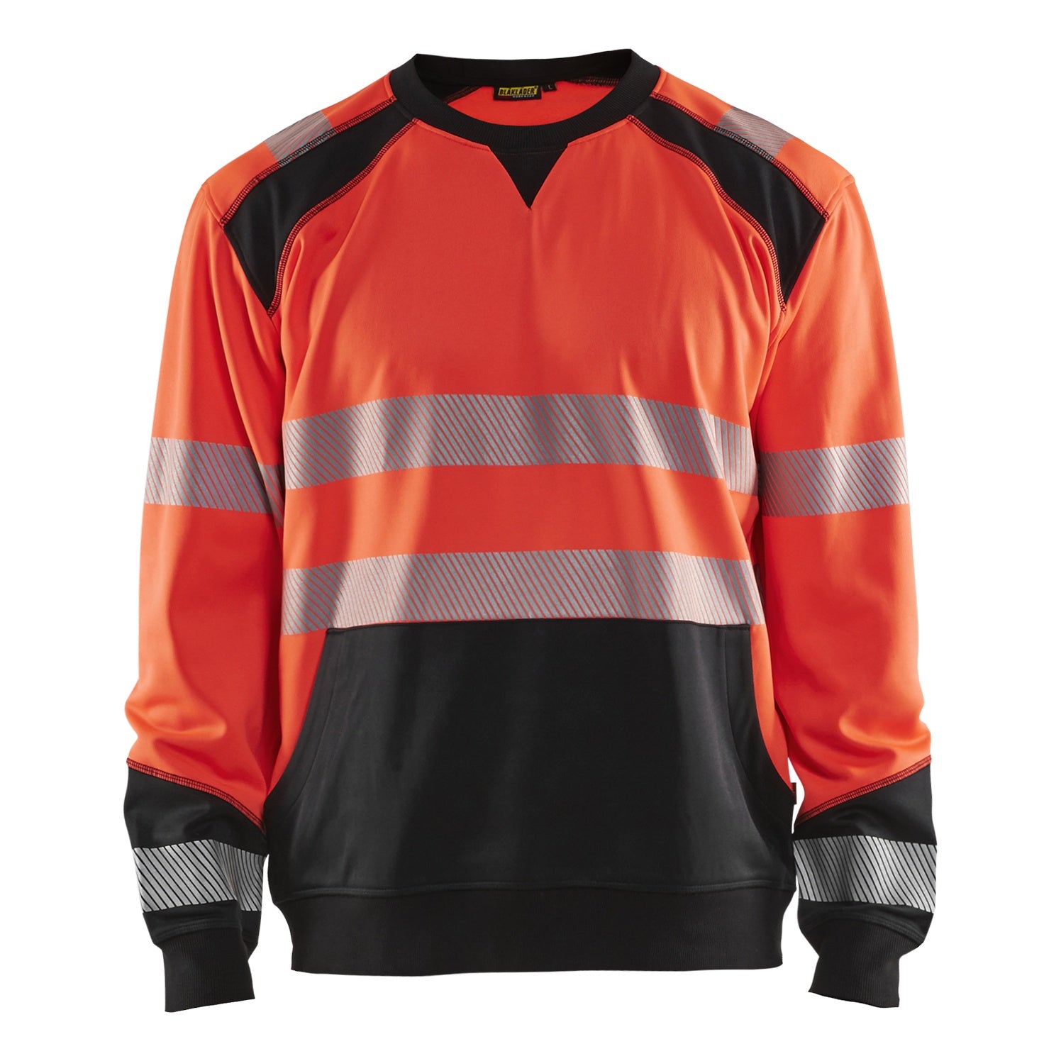 Blaklader BLAKLADER 35412528 Hi Vis Reflective Sweatshirt MEN - Brushed Inside - 354125285599