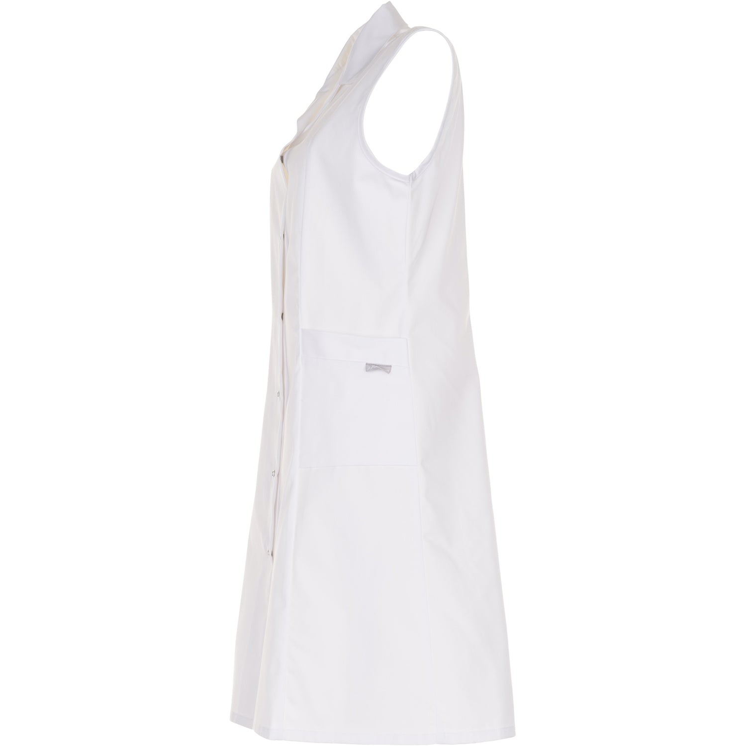 Planam Ladies Coat sleeveless pure white - Model view 4