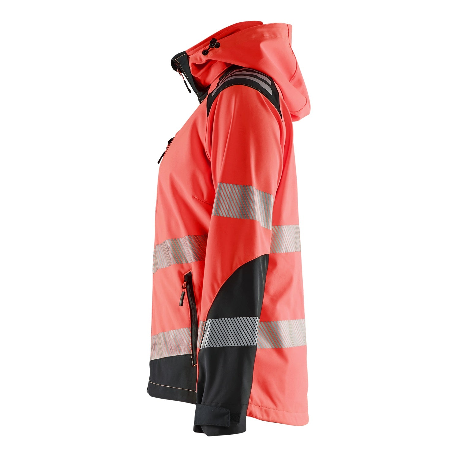 Blaklader BLAKLADER 47912513 Women's Hi Vis Softshell Jacket Hi Vis Reflective Softshell Work Jacket WOMEN - Waterproof - 479125135599_CL