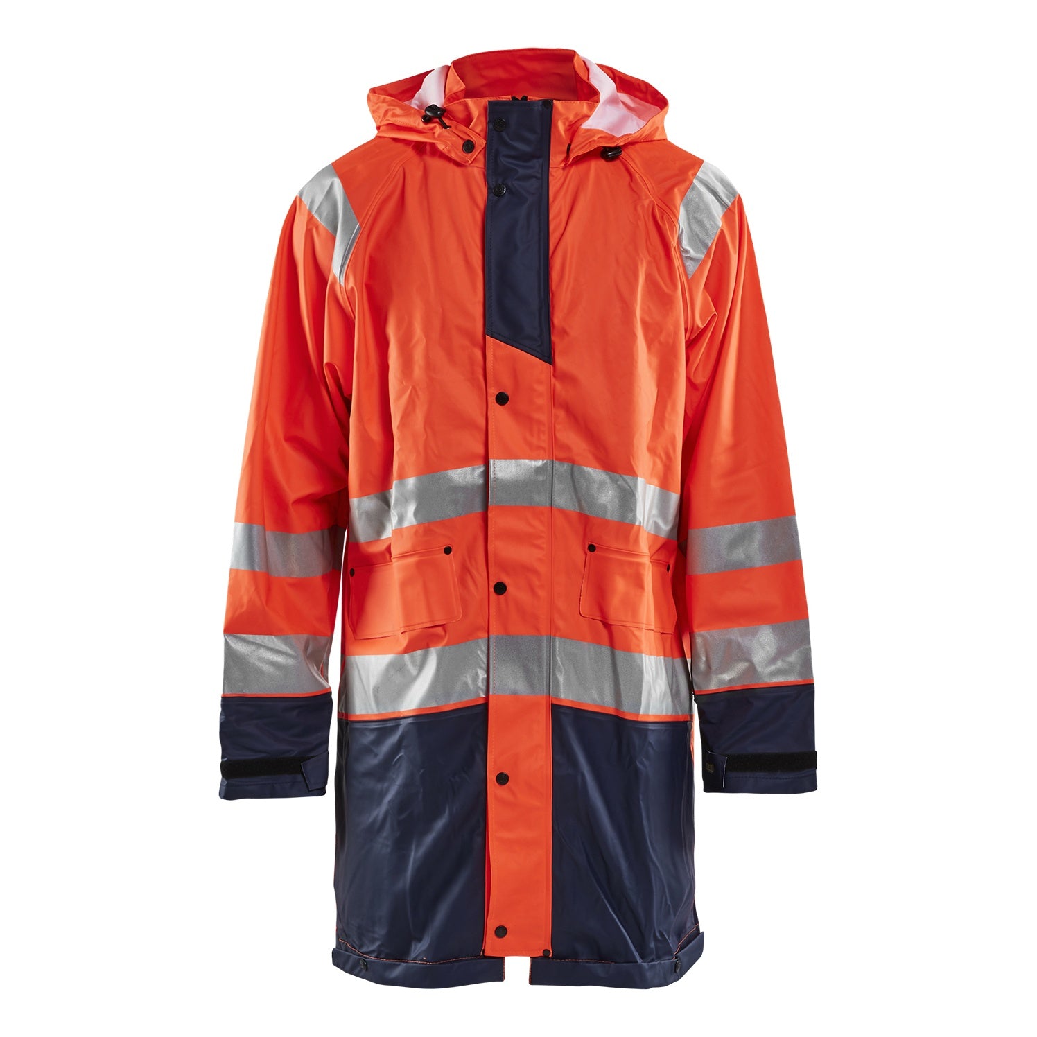 Blaklader BLAKLADER 43242000 Rain Jacket Hi Vis LEVEL 1 Hi Vis Reflective Rain Jacket MEN - Waterproof - 432420005389