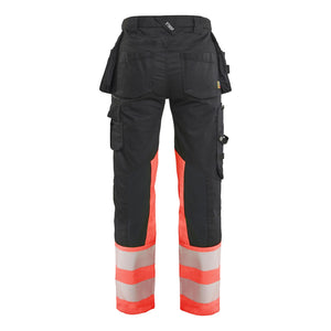 Blaklader BLAKLADER 70301149 | Women's Hi vis Trousers Stretch Hi Vis Reflective Work Trousers Women - Cordura Denim - 703011499955_2