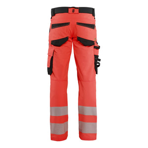 Blaklader BLAKLADER 11241648 Hi Vis Trousers 4 Way Stretch Hi Vis Reflective Work Trousers Men - double weave - 112416485599_2
