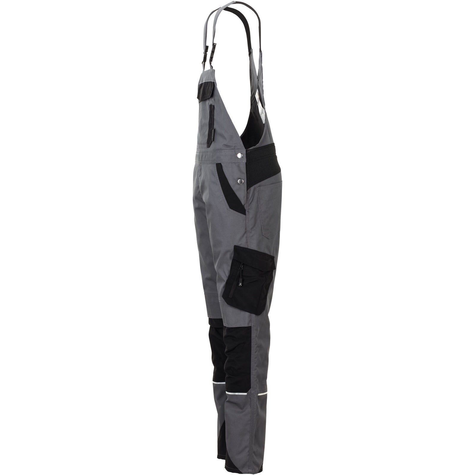 Planam Norit Women's dungarees slate/black - Model view 4