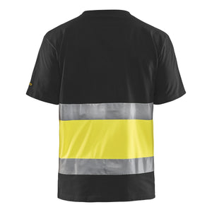 Blaklader BLAKLADER 33871030 Hi Vis T shirt Hi Vis Reflective Short Sleeve Work T-Shirt MEN - 100% Cotton - 338710309933_CB