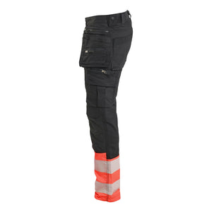 Blaklader BLAKLADER 11301149 | Hi vis Trousers Stretch Hi Vis Reflective Work Trousers Men - Cordura Denim - 113011499955_CL