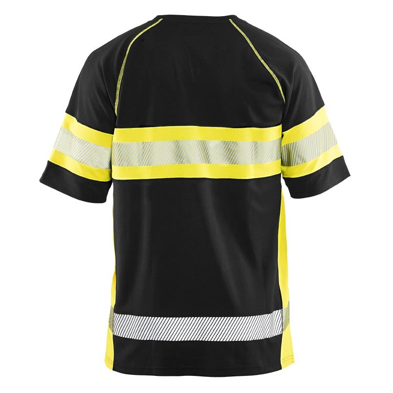 Blaklader BLAKLADER 33371051 HI VIS T SHIRT Hi Vis Reflective Short Sleeve Work T-Shirt MEN - 100% Polyester - 333710519933_CB