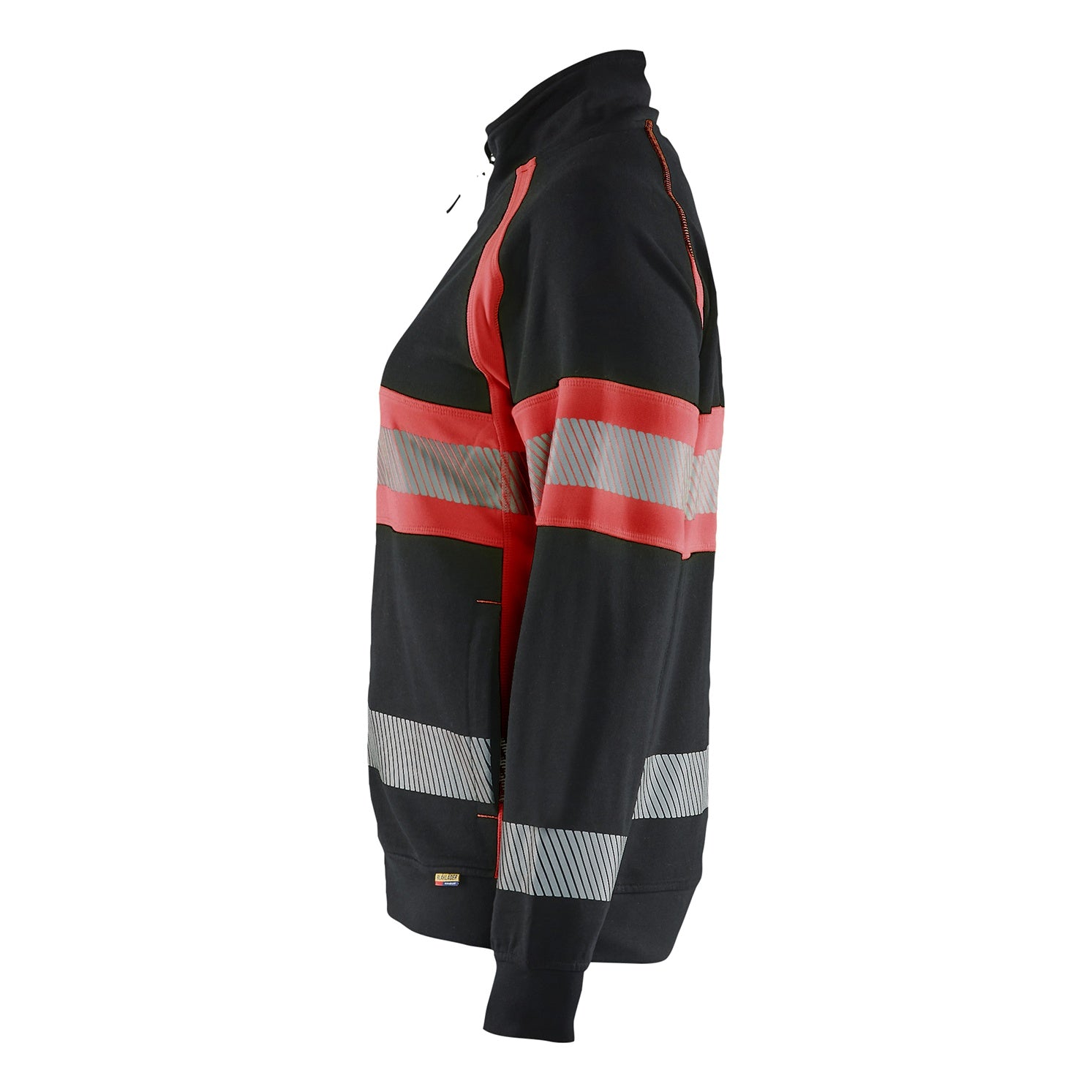 Blaklader BLAKLADER 35051158 Hi Vis Reflective Full-zip Work Sweatshirt WOMEN - 100% Cotton - 350511589955_CL