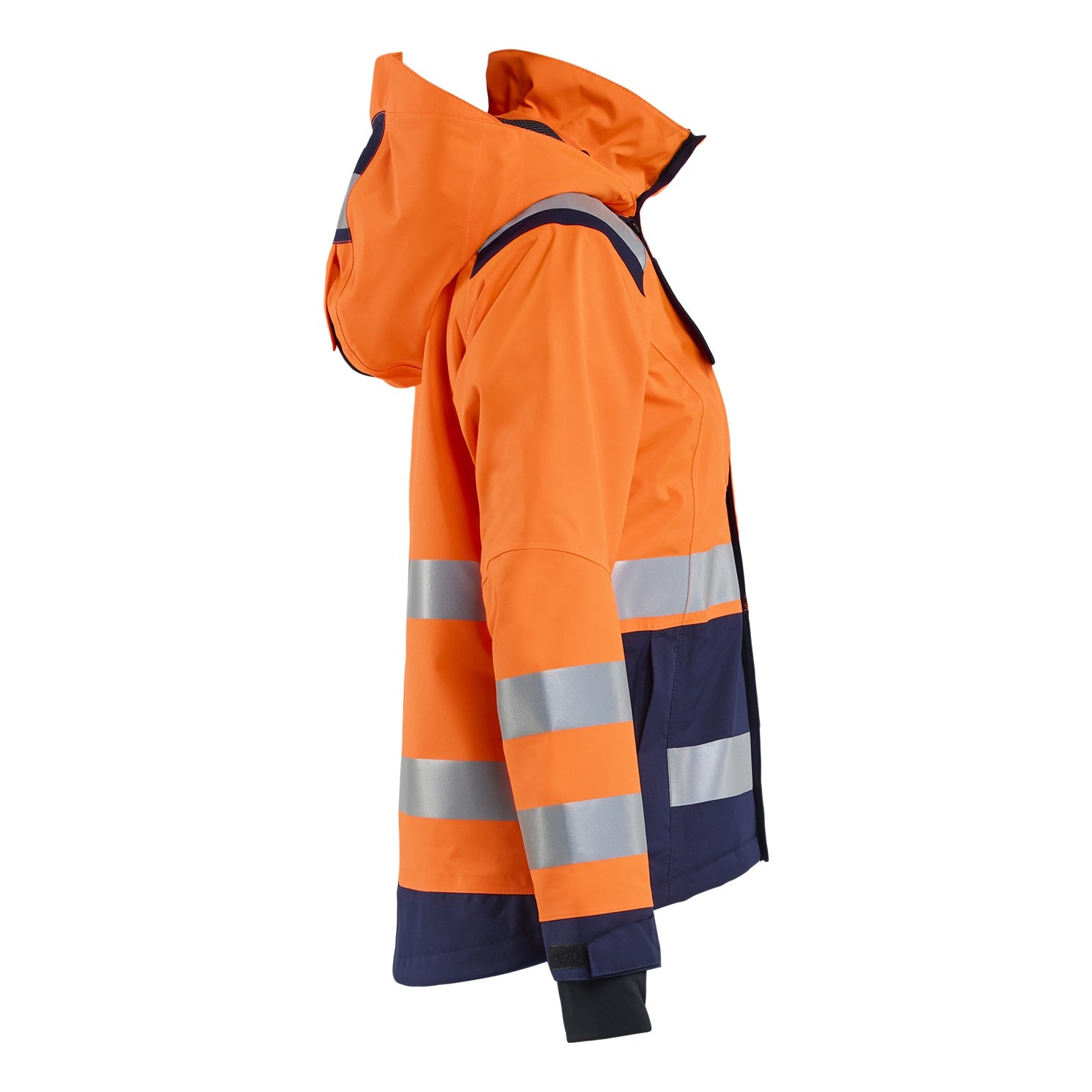 Blaklader BLAKLADER 49041987 Women's Hi Vis Shell Jacket Hi Vis Reflective Shell Work Jacket WOMEN - Waterproof - 490419875389_CR
