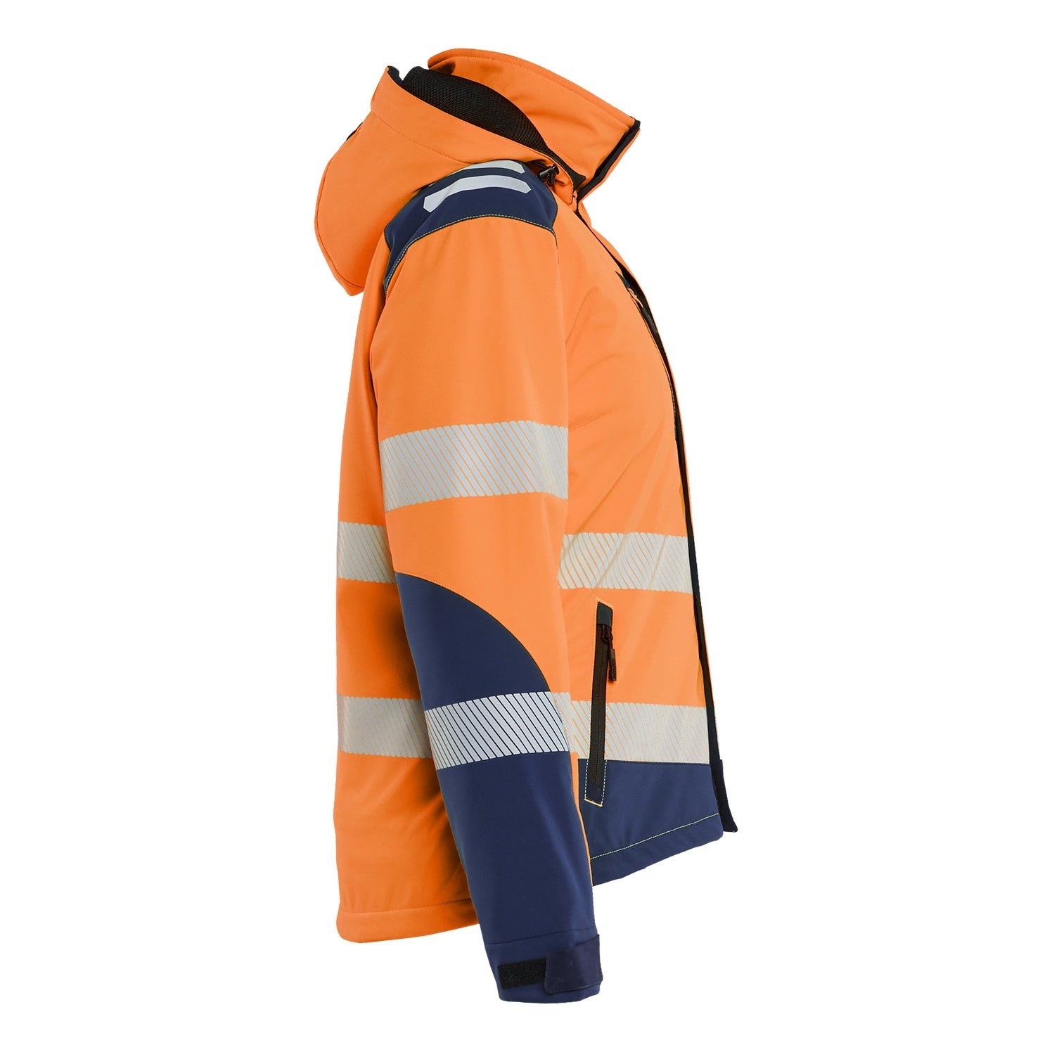 Blaklader BLAKLADER 44012513 Women's Hi vis Lightweight lined Winter Softshell Jacket Hi Vis Reflective Softshell Work Jacket WOMEN - Waterproof - 440125135389_CR