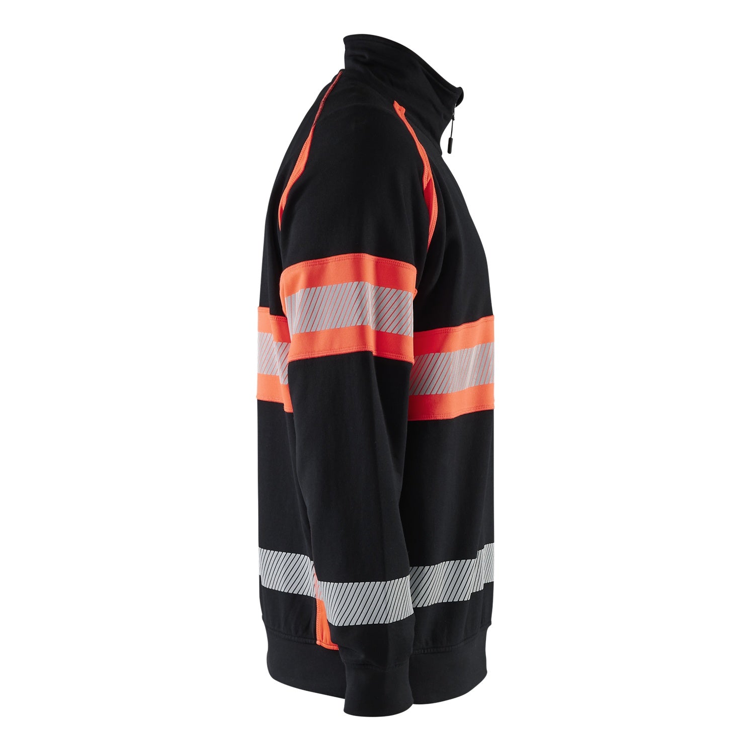 Blaklader BLAKLADER 35531158 Hi Vis Sweater Hi Vis Reflective Half-zip Work Sweatshirt MEN - 100% Cotton - 355311589955_CR