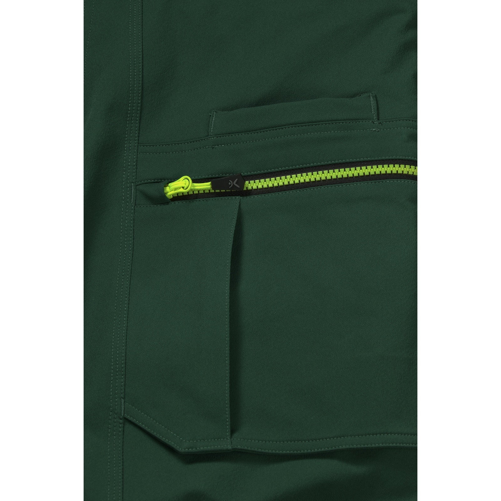 Planam rECOline Bibpant slate/black - The large pocket on the thigh provides plenty of storage space and allows quick access.