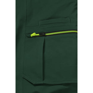 Planam rECOline Bibpant slate/black - The large pocket on the thigh provides plenty of storage space and allows quick access.