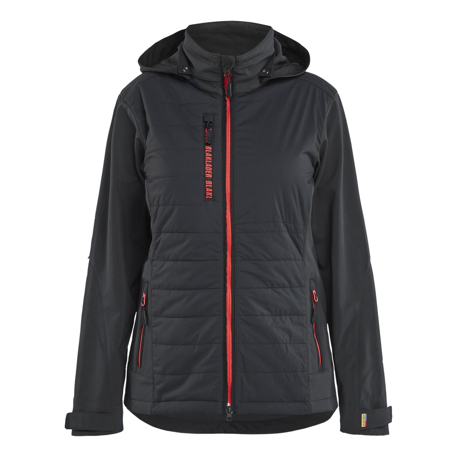 Blaklader BLAKLADER 47332513 Women's Hybrid Jacket Hi Vis Reflective Softshell Work Jacket WOMEN - Waterproof - 473325139956
