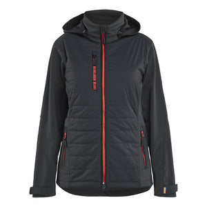 Blaklader BLAKLADER 47332513 Women's Hybrid Jacket Hi Vis Reflective Softshell Work Jacket WOMEN - Waterproof - 473325139956