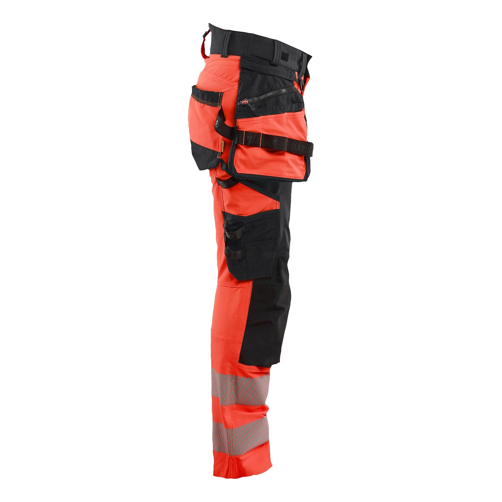 Blaklader BLAKLADER 70221648 Women's Hi Vis trousers 4 way stretch Hi Vis Reflective Work Trousers Women - double weave - 702216485599_CR