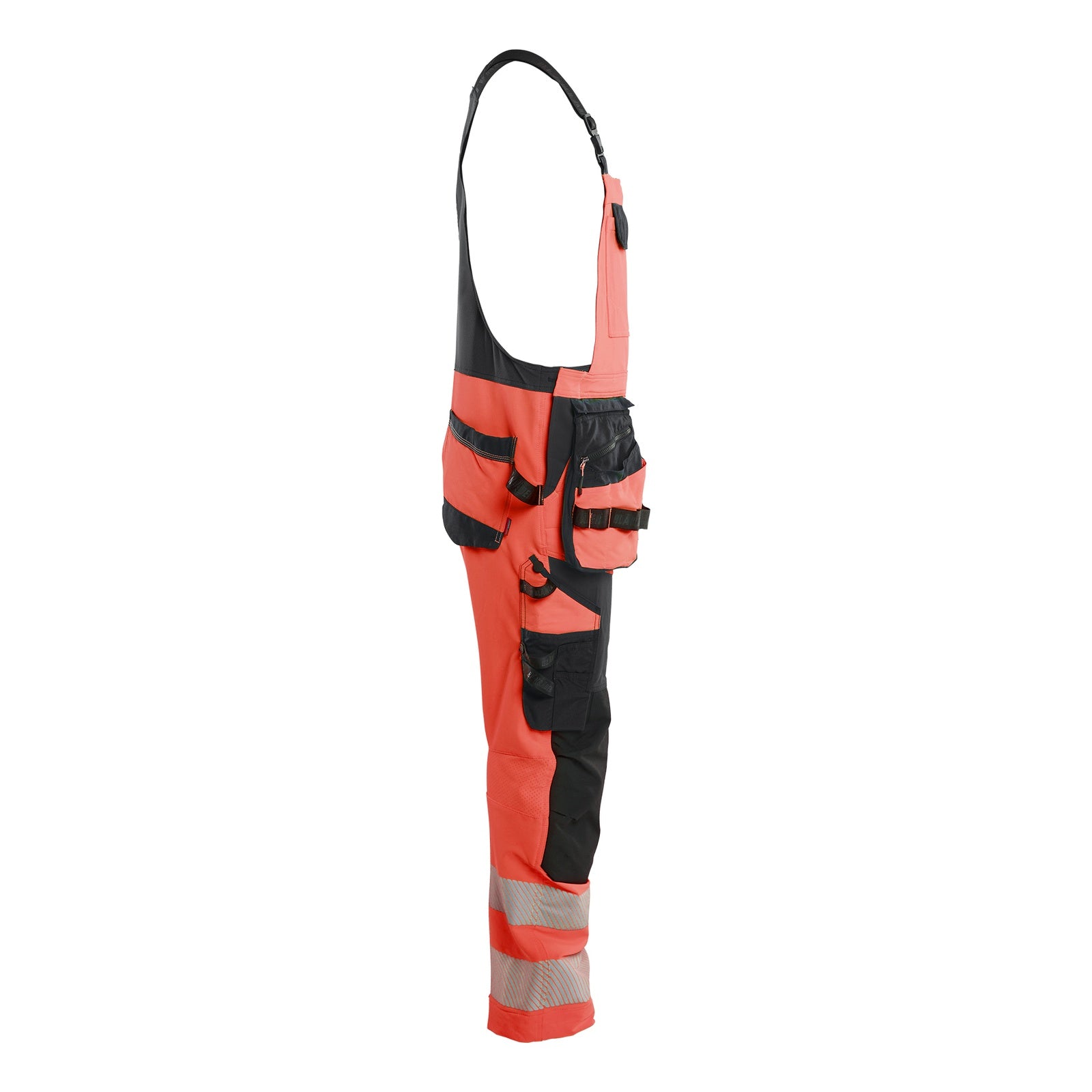 Blaklader BLAKLADER 26261648 Hi Vis bib overalls 4 way stretch Hi Vis Reflective Work Bib Trousers Men - double weave - 262616485599_CR