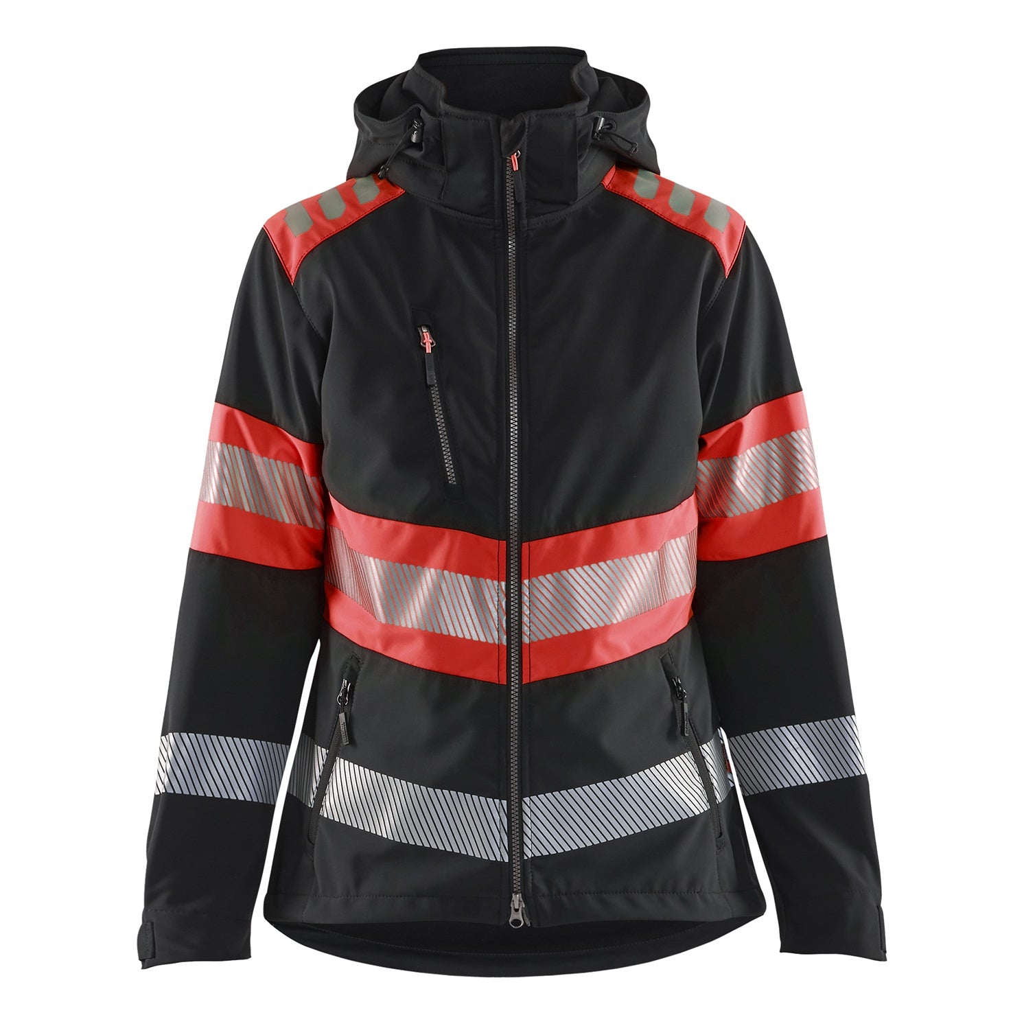 Blaklader BLAKLADER 44042513 Women’s Hi Vis Softshell Jacket Hi Vis Reflective Softshell Work Jacket WOMEN - Waterproof - 440425139955