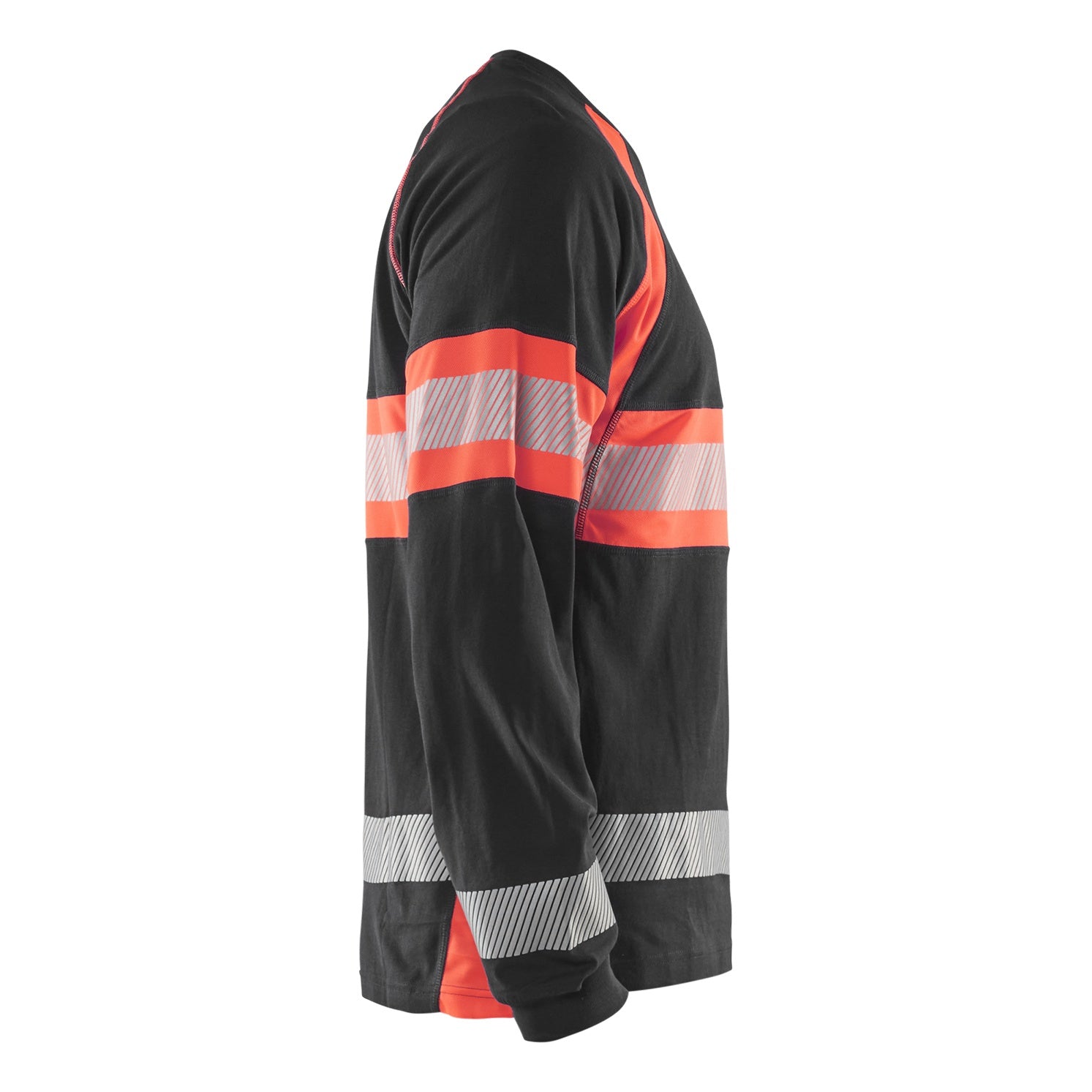 Blaklader BLAKLADER 35101030 Hi Vis Long Sleeved T Shirt Hi Vis Reflective Long Sleeve Work T-Shirt MEN - 100% Cotton - 351010309955_CR